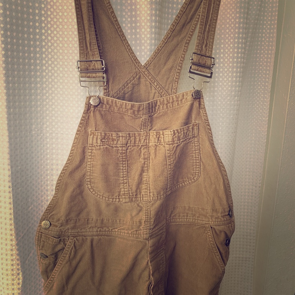 Abercrombie & Fitch corduroy overalls